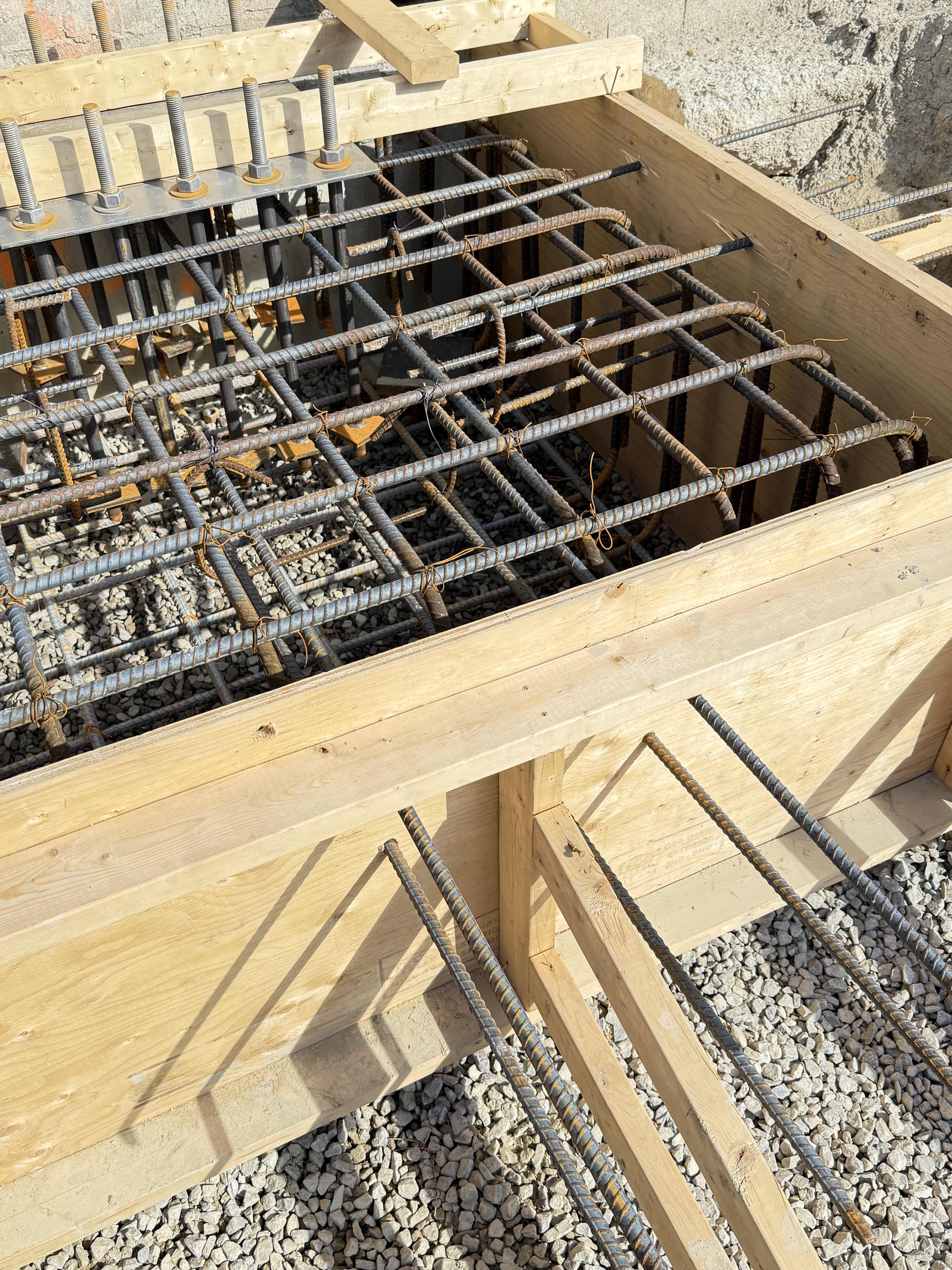 Reinforcing steel installation